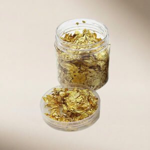 Gold Foil Flakes for Resin Art, Crafts, Nail Art & DIY Décor | 1 Bottle
