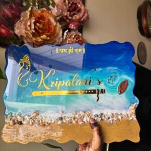 Resin Ocean Nameplate